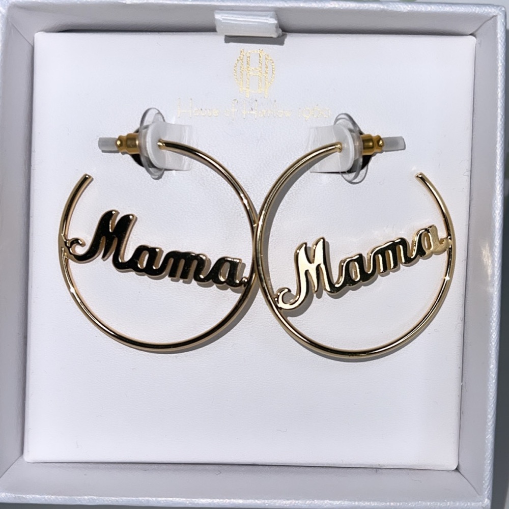 House Of Harlow 1960 Mama Hoop Earrings